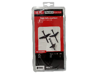 Project Master Spring Toggle Bolts Assortment, 18 Pc