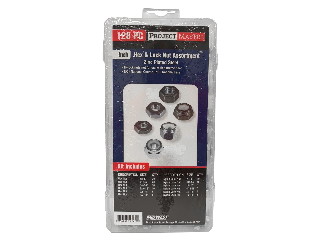 Project Master Hex & Lock Nut Assortment, 128 Pc