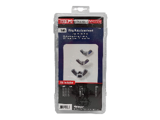 Project Master Wing Nuts Assortment, 150 Pc