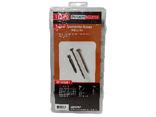 Project Master Exterior Construction Screws, 117 Pc