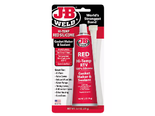Hi-Temp Red Silicone Gasket Maker & Sealant, 3 Oz