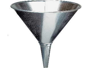 LubriMatic Steel Funnel, 2 qt