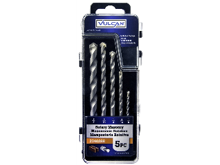 Masonry Drill Bit Set 5-Piece, 1/8 In - 3/8 In