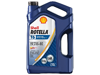 Shell Rotella T6 5W-40 Diesel Motor Oil, 1 Ga