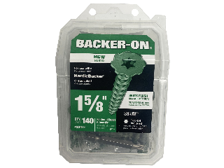 Backer-On Cement Board Screw #9 1-5/8 In, 140 Pk