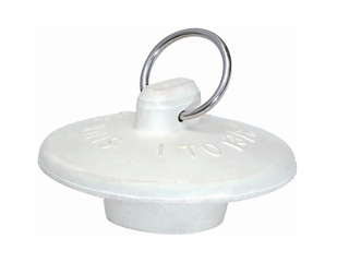 Universal Rubber Sink Stopper, 1 To 1-3/8 In