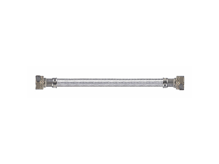 Stainless Steel Braided Poly-Vinyl Water Supply Line, 3/8 In Comp x 3/8 In Comp (Lengths)