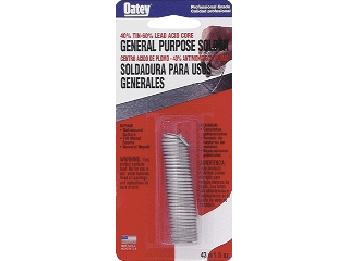 General Purpose Acid Core Solder  40/60 (Sizes)