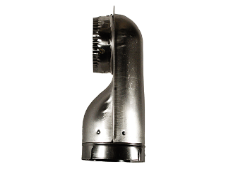 Dryer Offset Elbow Wall Vent, 4 In