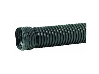 Plastic Corrugated Solid Pipe, 4 In x 10 Ft