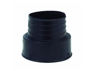 Plastic Corrugated Pipe Adapter, 4 In