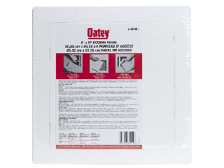 Access Panel with Frame 8 In x 8 In, White