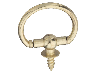 Cox Hardware And Lumber Picture Hanger Brass Screw Ring V2511 1