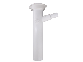 PVC Tailpiece With Dishwasher Branch, 1-1/2 In x 8 In