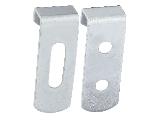 Hidden Mirror Holders (4) Small V2559 Zinc Steel