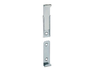 Cox Hardware And Lumber Large Hidden Mirror Holder V2559 Zinc