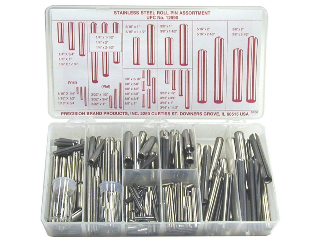 Precision Stainless Steel Roll Pin Assortment
