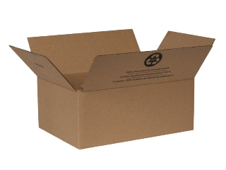 Duck Cardboard Box, 8 In x 11 3/4 In 32 Lb Capacity