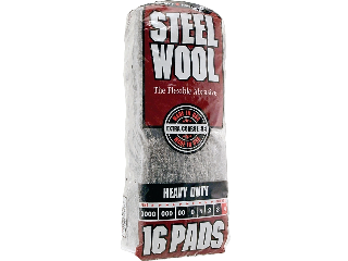 Steel Wool #4 Extra Coarse, 16 Pack
