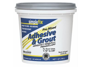 Pre-Mixed Ceramic Tile Adhesive & Grout White (Sizes)