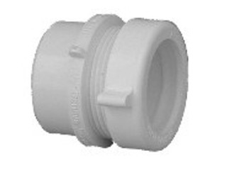 PVC Trap Adapter, 1-1/2 In I.D Solvent Weld