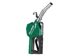 Automatic Diesel Spout Nozzle, 3/4 In Green Handle