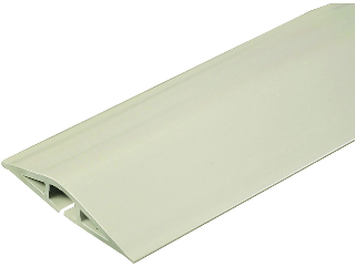 Rubber Floor Channel 15 Ft, Ivory