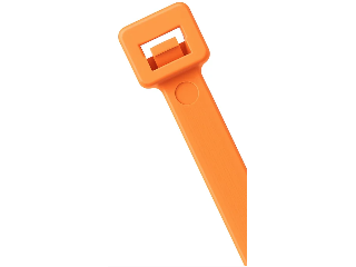Standard 11 In Fluorescent Orange Cable Tie, 100 Pk