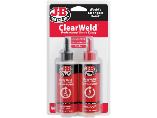 J-B Weld Clear Weld Professional Grade Epoxy, 4 Oz