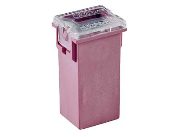 Bussmann 12/32 VDC 30 A 1kA Interrupt Delay Fuse, Pink