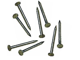 Wire Nails 5/8" x #18 Galv 2 oz Card