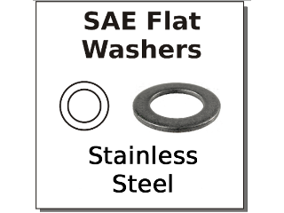 SAE Flat Washers Steel Grade # 8