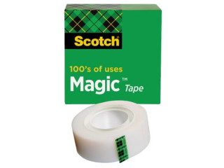 Roll of Scotch Magic Tape refill with its box