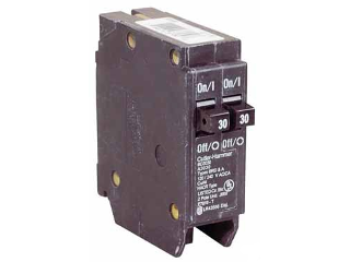Cutler Hammer Duplex Thin Single Pole Breaker, 30 Amp