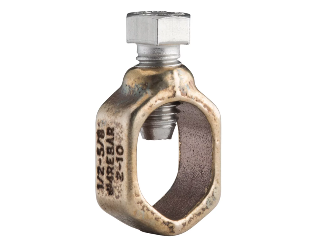 Silicone Bronze Ground Rod Clamp, 1/2 In & 5/8 In
