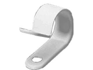Plastic Cable Clamp, 3/8 In