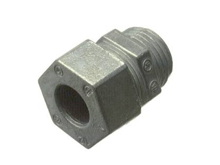 Cox Hardware and Lumber - .260-.375 Wire Range Strain Relief Cord Connector,  1/2 In