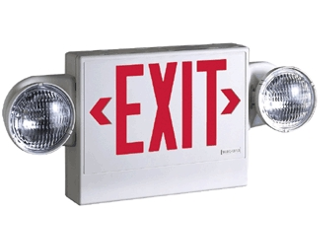 Hardware and Lumber - Exit With Emergency Lighting