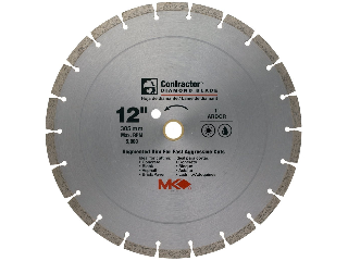 Economy Dry Cutting Diamond Blade, 12 In