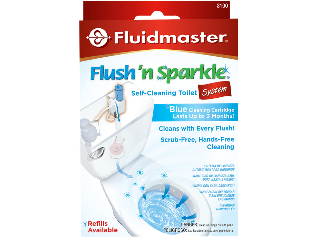 Flush 'n Sparkle Self Cleaning  Toilet System
