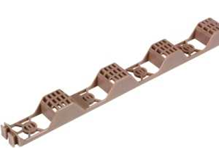 Corrugated Square Plastic Panel Closure Strip, 6 Pc