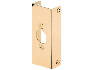 Door Edge Reinforcer Brass