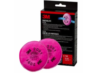 3M Particulate Filter P100, 2 Pk