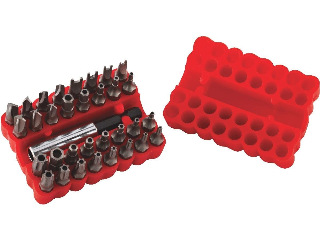 Security Insert Screwdriver Bit Set, 33 Pc