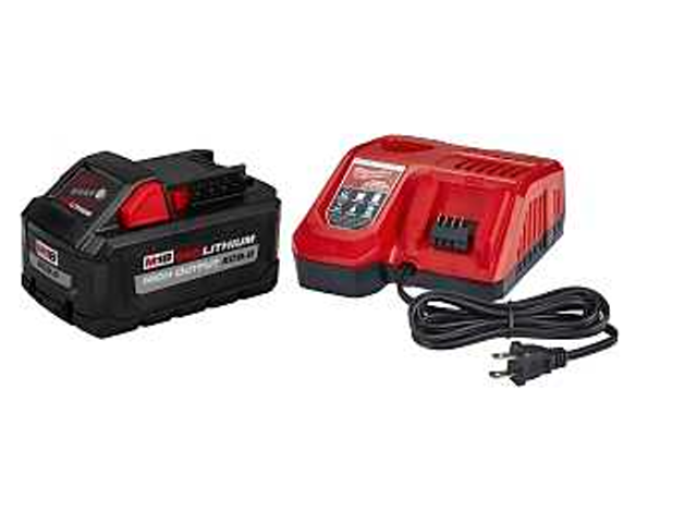 Milwaukee 1 Battery Starter Kit 120 VAC Input 18 V Output 8 Ah