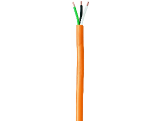 Vinyl 16-3 SJTW Electrical Cord, Orange (Sold Per Ft)