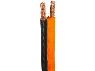 Dual Booster Cable Wire 6 Gauge, Black and Orange