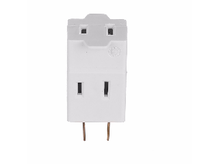 Polarized 3 Outlet Cube Adapter, White