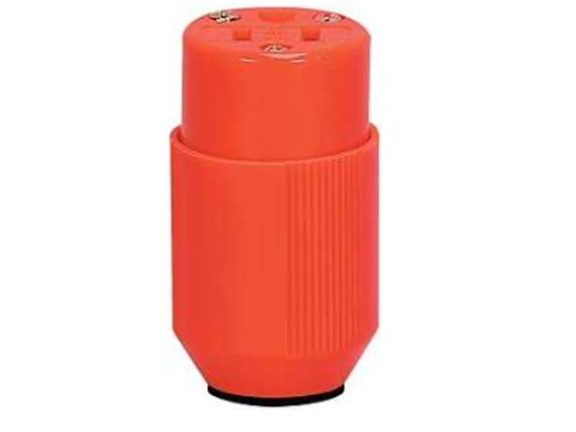 Eaton 2-Pole 15 A 125 V Electrical Connector, Orange
