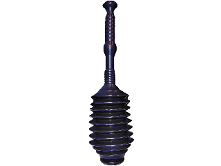 Bellows Drain Plunger, 6 1/2 In Cup